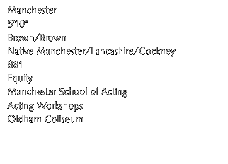 MANCHESTER ACTOR